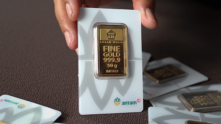 Harga Emas Antam Melonjak Rp19.000, Sentuh Rp1,94 Juta per Gram