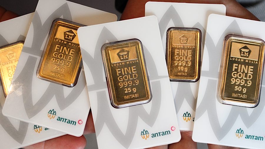 Harga Emas Dunia Terkoreksi Setelah Pemangkasan Suku Bunga The Fed