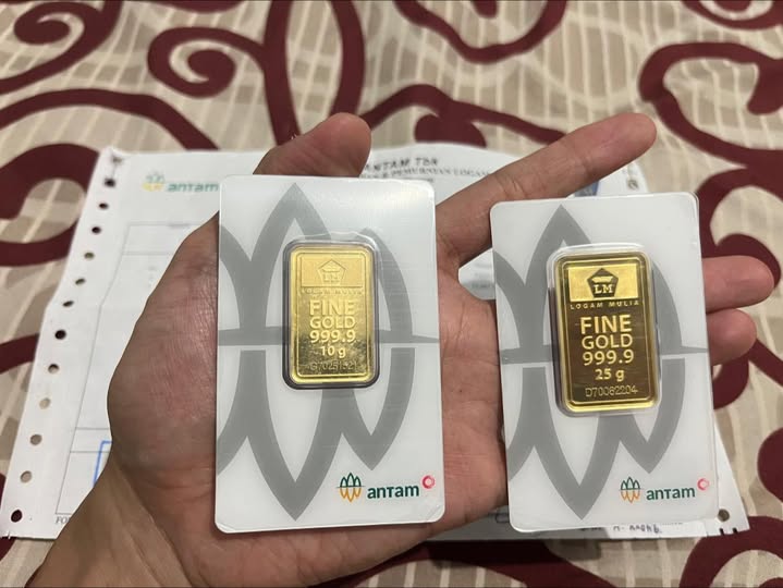 Harga Emas Antam di Pegadaian Terkoreksi Jumat, 19 September 2025